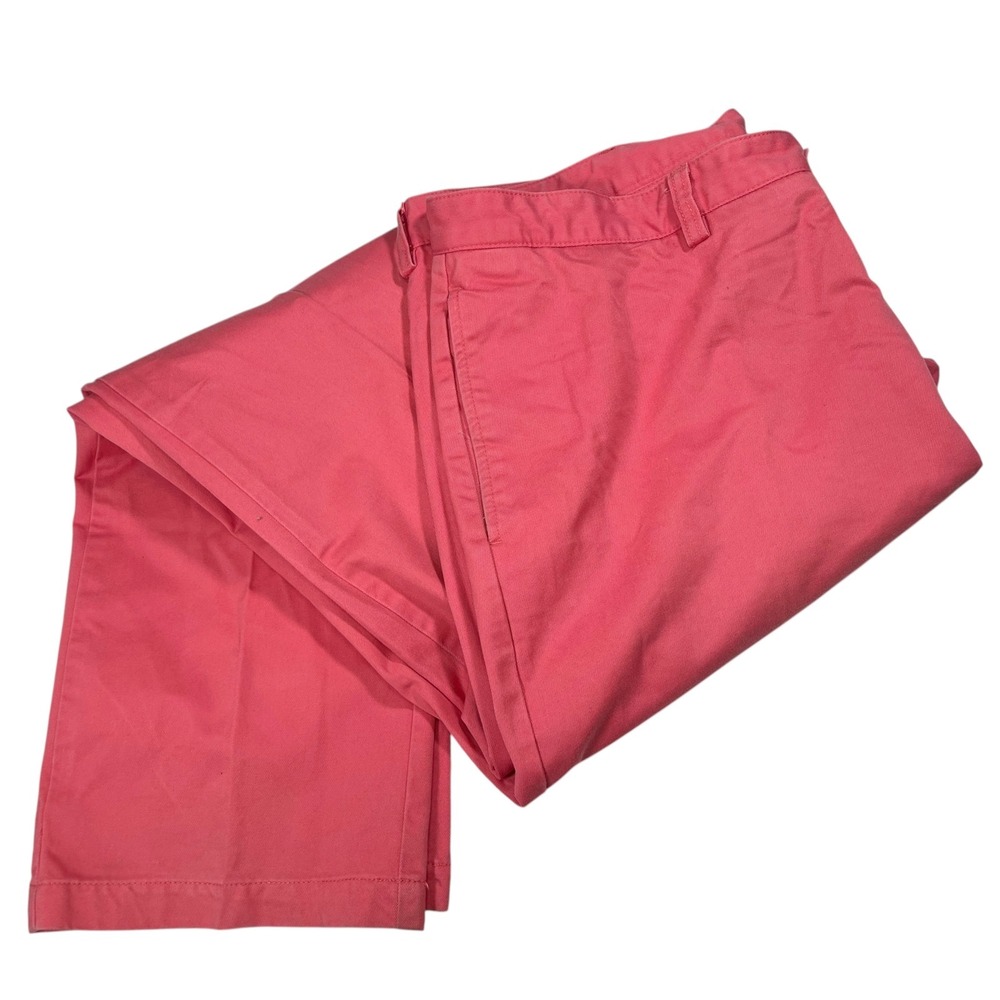 Vineyard Vines 38x32 Pink Club Pant Chino Straight Leg Cotton Preppy Coastal